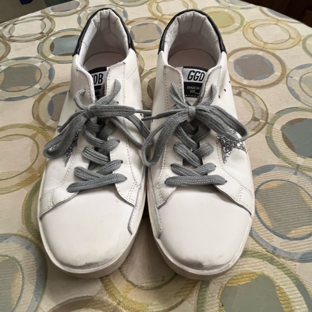 Knock Off Leather Like Sneakers size 9-9.5